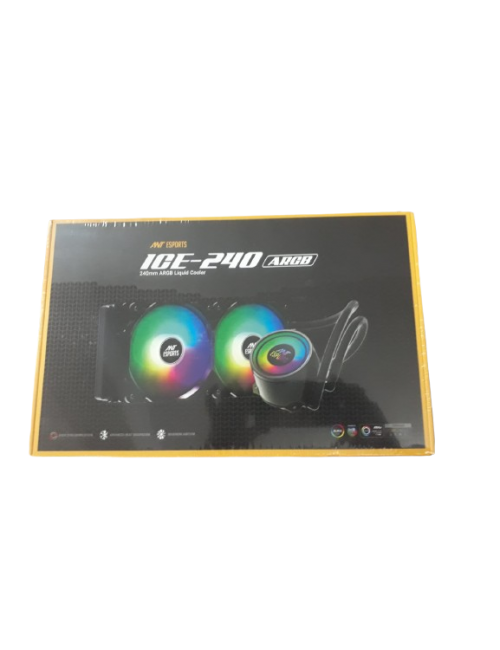ANT ESPORTS DESKTOP LIQUID CPU FAN (ICE 240 ARGB) FOR INTEL|AMD