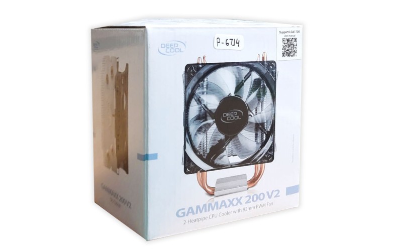DEEPCOOL DESKTOP AIR COOLER CPU FAN (GAMMAXX 200 V2) FOR INTEL|AMD
