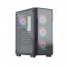 COCO SPORTS GAMING CABINETS CORE 200M (WITHOUT SMPS) BLACK MID ATX