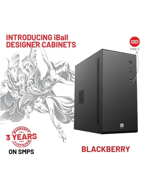 IBALL CABINET BLACKBERRY WITH SMPS MICRO ATX