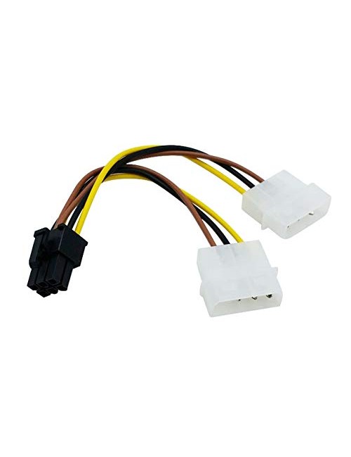 2PIN TO 6PIN PCI EXPRESS POWER ADAPTER CABLE