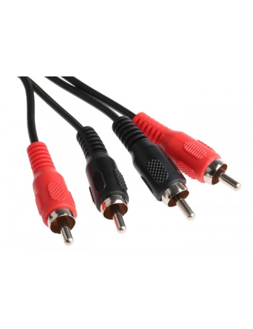 2 RCA TO 2 RCA CABLE 1M