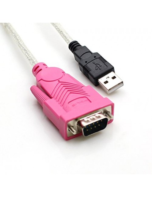 USB TO SERIAL (RS232|DB9) CONNECTOR (CONNECT SERIAL DEVICE TO PC)