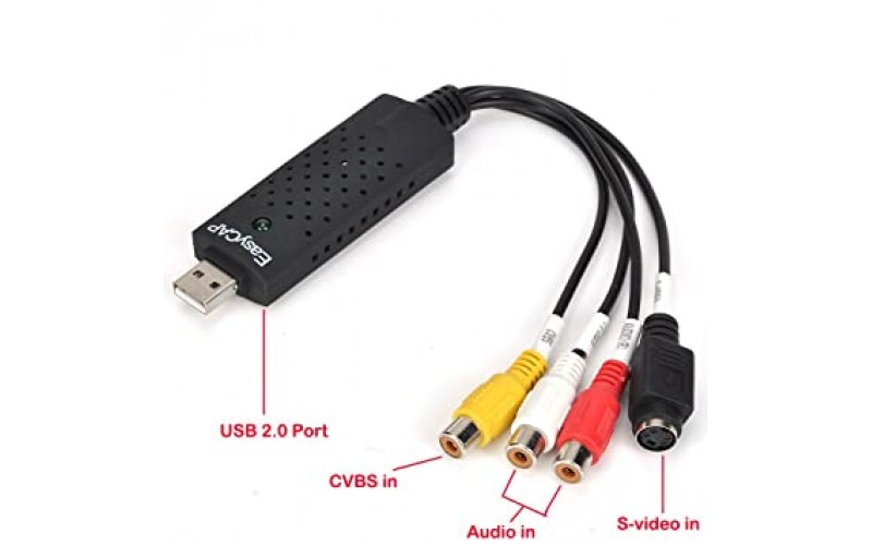 USB TO S VIDEO | 3 RCA TV AV CONVERTER CABLE ADAPTER