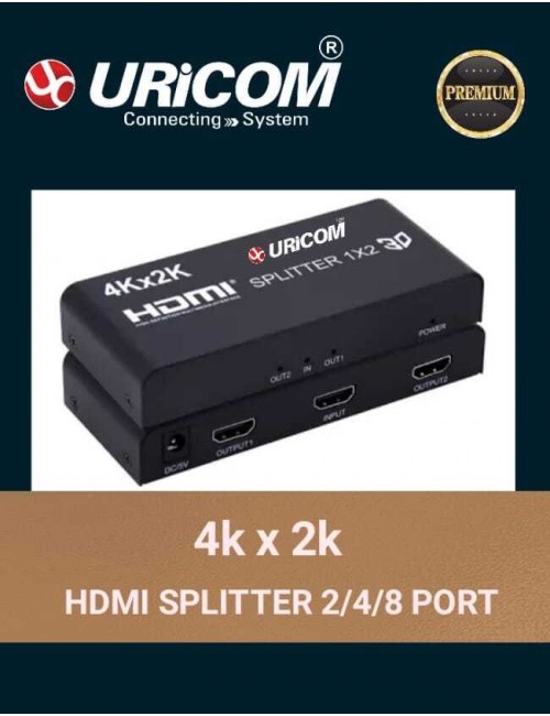 URICOM HDMI SPLITTER 4 PORT
