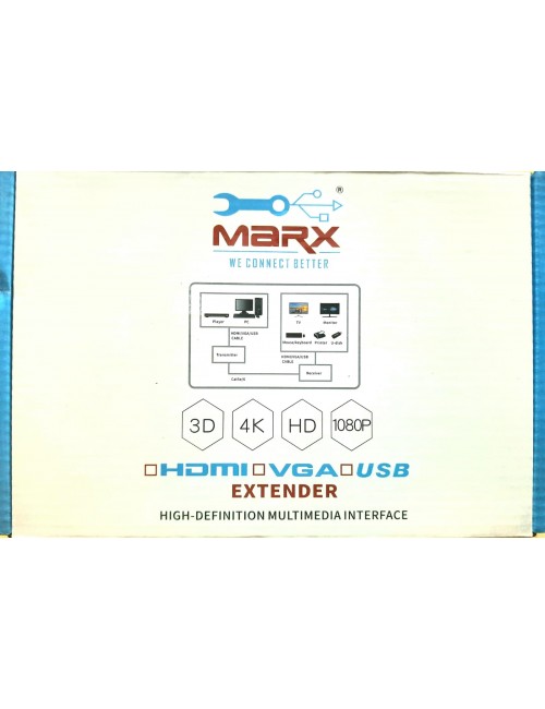 MARX HDMI EXTENDER WITH LAN 120M 