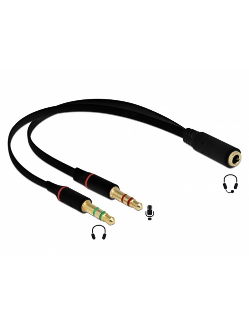 RANZ STEREO TO STEREO (MALE TO FEFMALE 1 IN 2 OUT) CONNECTOR 3.5MM 
