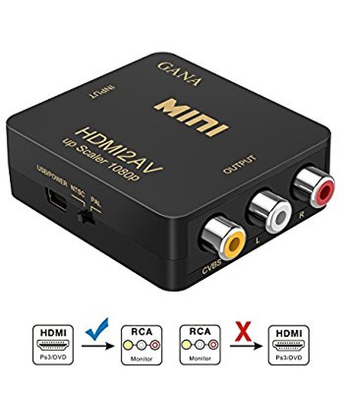 HDMI TO AV (VIDEO) (FEMALE TO FEMALE) CONVERTER