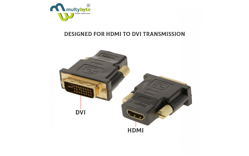 MULTYBYTE DVI TO HDMI CONNECTOR (24+5)