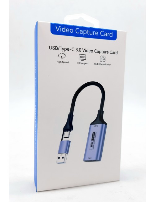 RANZ VIDEO CAPTURE CARD USB 3.0 HDMI TO USB C AUDIO CAPTURE CARD