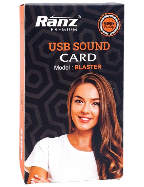 RANZ USB TO SOUND 7.1 (METAL) BLASTER USB 2.0 PREMIUM