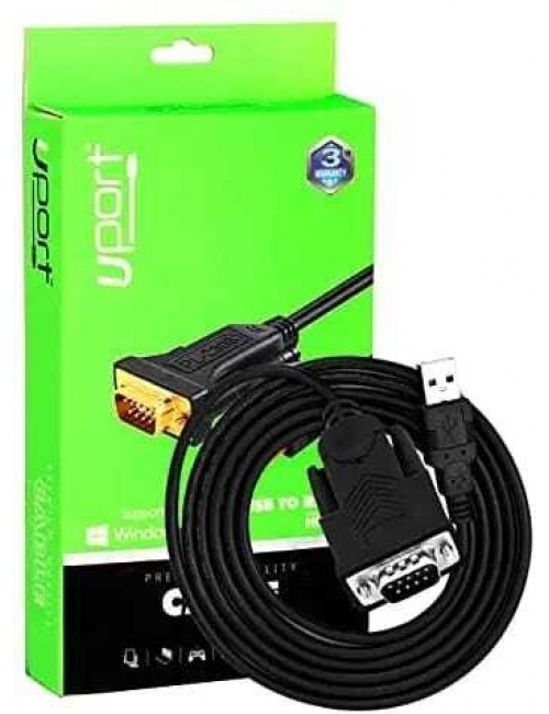 UPORT USB TO SERIAL (RS232|DB9) CONNECTOR (CONNECT SERIAL DEVICE TO PC) 1.2M