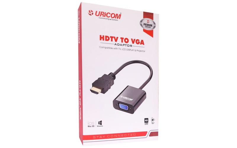 URICOM HDMI TO VGA CONVERTER WITHOUT AUDIO