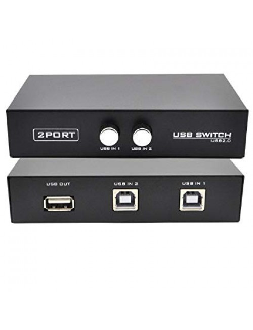 USB PRINTER SWITCHER 2 PORT USB SWITCH CONNECT 2PC TO 1 PRINTER 