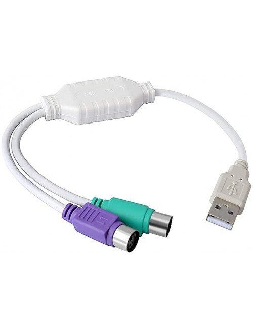 DI USB TO PS2 (MALE TO FEMALE) CABLE