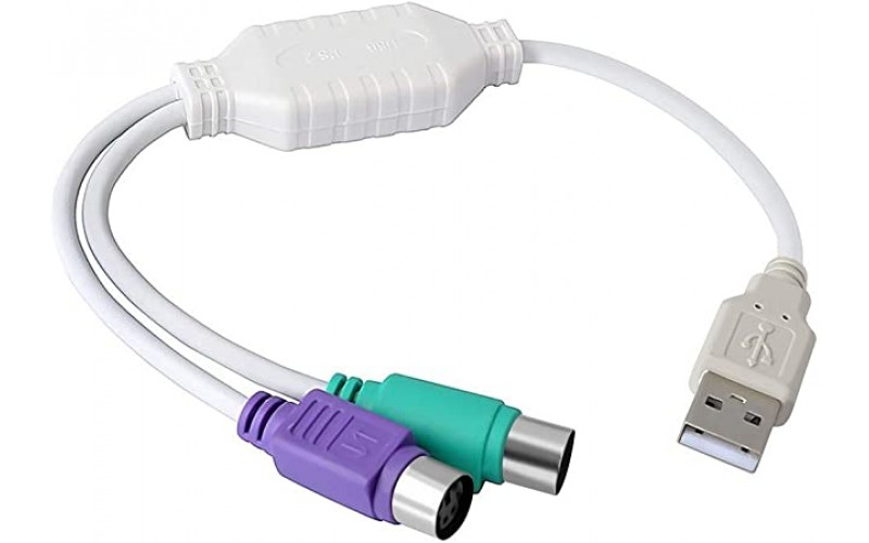 DI USB TO PS2 (MALE TO FEMALE) CABLE
