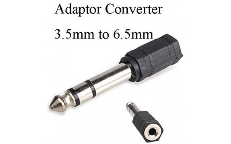 DI STEREO TO STEREO (6.3MM MALE TO 3.5MM FEMALE) CONVERTER 