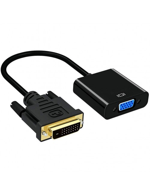 DVI TO VGA (MALE TO FEMALE) CABLE (24+1 PIN)