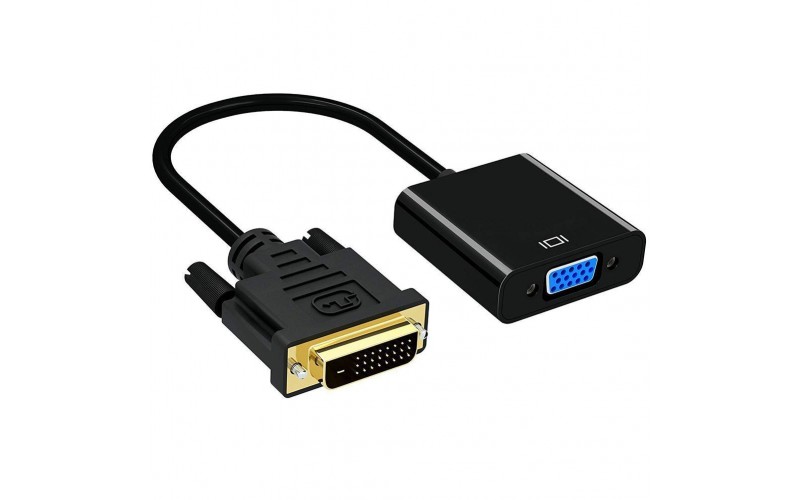 DVI TO VGA (MALE TO FEMALE) CABLE (24+1 PIN)