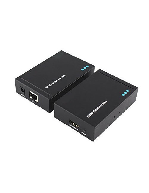HDMI EXTENDER WITH LAN AND ADAPTERS 30M (METAL)