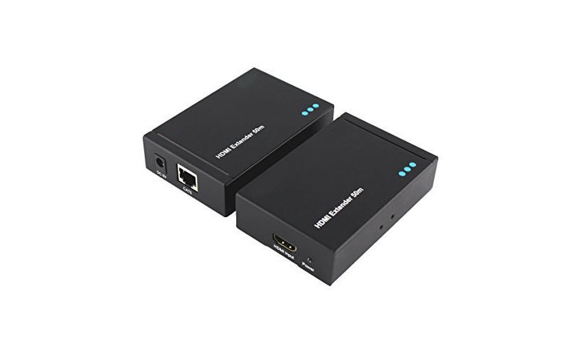 HDMI EXTENDER WITH LAN 30M (METAL) WITH ADAPTER