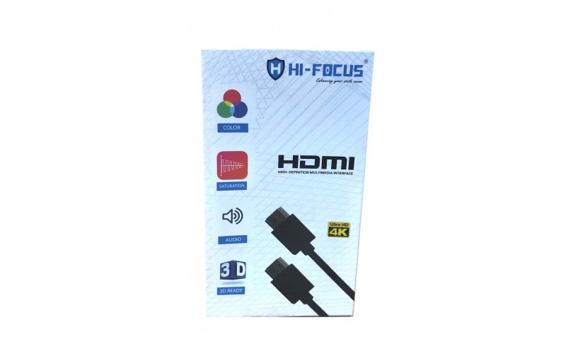 HIFOCUS HDMI CABLE 5M 4K 30HZ 1080P WITH ETHERNET 10.2GB/S SPEED