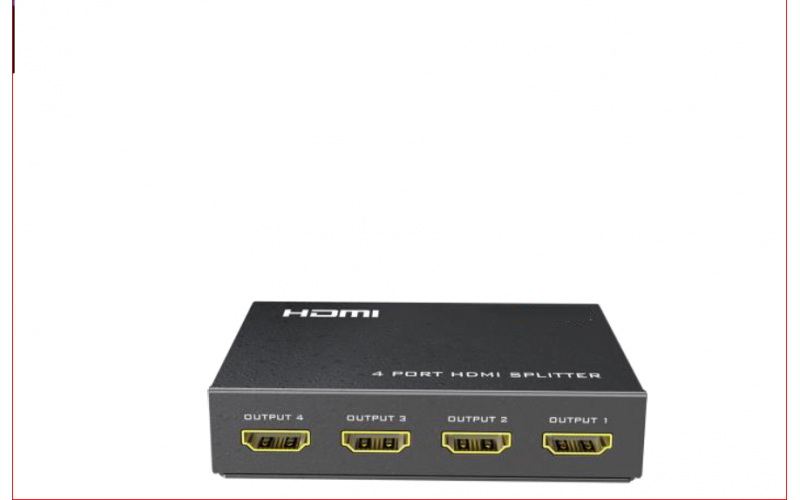 BUNGEE HDMI SPLITTER 4 PORT 4K