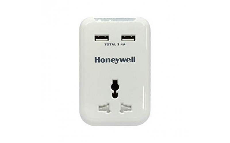 HONEYWELL POWER PLUG WITH 2  USB PORT