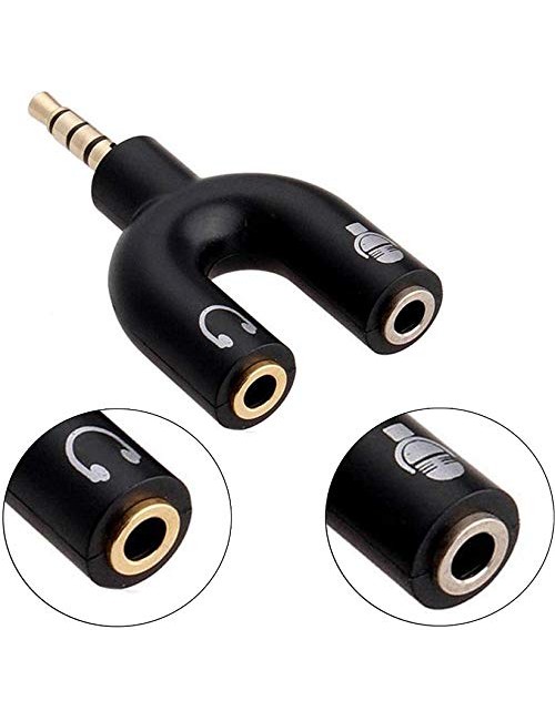 MULTYBYTE STEREO TO STEREO (MALE TO FEMALE 2 IN 1 OUT) CONNECTOR 3.5MM  