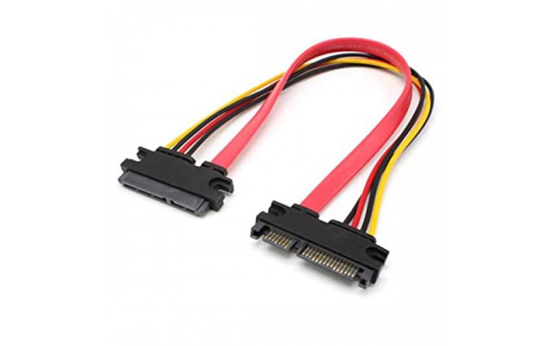 MULTYBYTE 22 (7+15) PIN SATA M TO F POWER EXTENSION CABLE