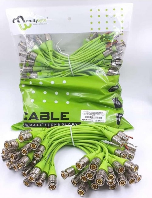 BNC CONNECTOR WIRE GREEN