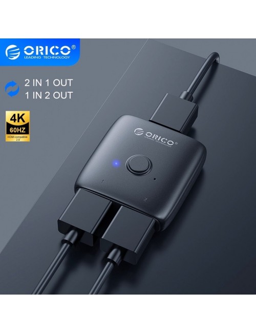 ORICO HDMI SWITCHER 2 PORT (BI-DIRECTIONAL) CUM SPLITTER