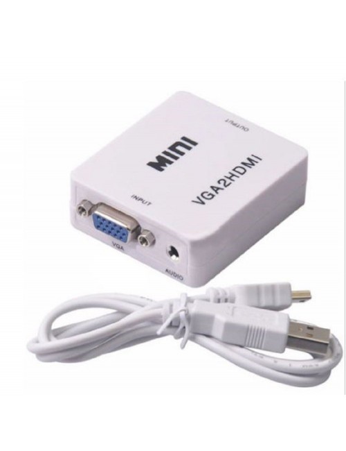 VGA TO HDMI CONVERTER WITH MICRO USB CABLE