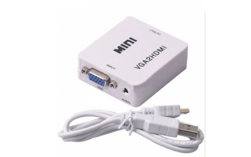 VGA TO HDMI CONVERTER WITH MICRO USB CABLE