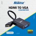 RANZ HDMI TO VGA (MALE TO FEMALE) CONVERTER