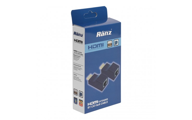 RANZ HDMI EXTENDER WITH LAN 15M (1 Year)