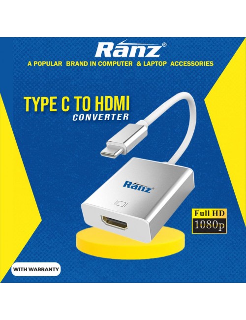 RANZ TYPE C TO HDMI CONVERTER 