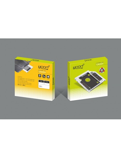 UPORT LAPTOP SATA SECOND HDD CADDY (9.5mm)