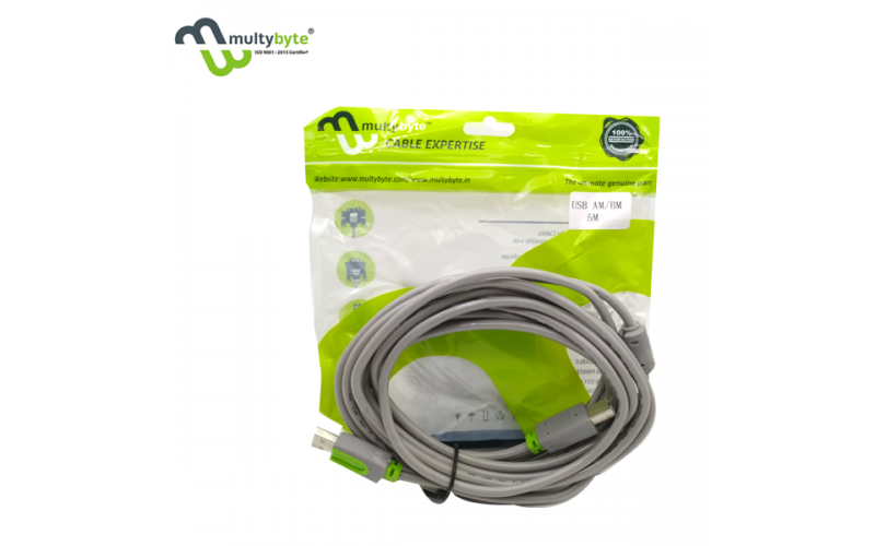 MULTYBYTE USB PRINTER CABLE 5M