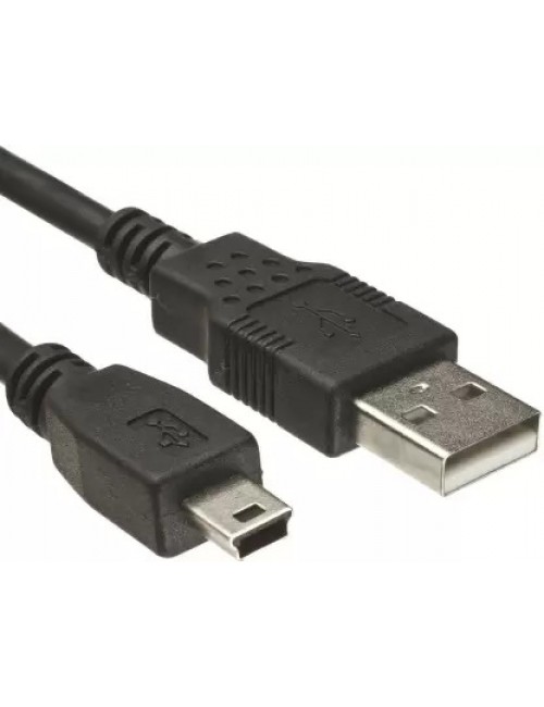 USB TO MINI USB 5 PIN (BARCODE| CAMERA | HDD) CHARGING CABLE 1.5M