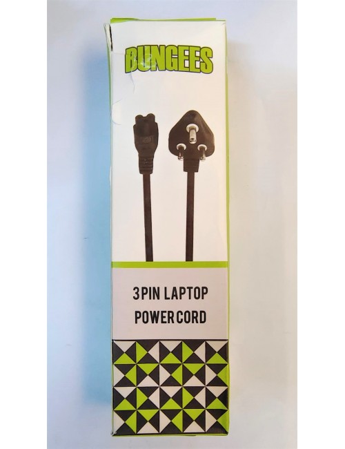BUNGEES LAPTOP POWER CABLE 1.5M (1 YEAR)
