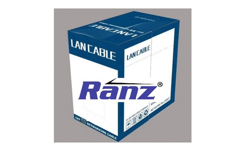 RANZ LAN CABLE CAT6 100M (ALLOY) GRAY