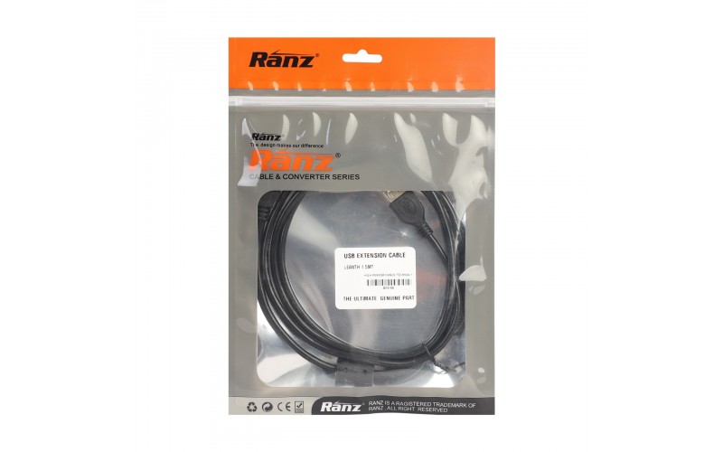 RANZ USB EXTENSION CABLE 1.5M (PREMIUM)