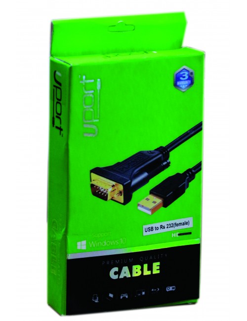 UPORT USB TO RS232 MALE TO FEMALE CABLE 2.0