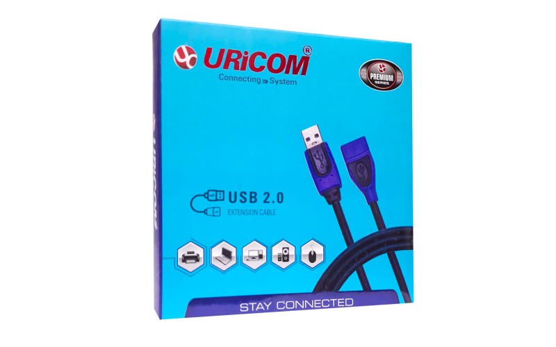 URICOM USB EXTENSION CABLE 1.8M