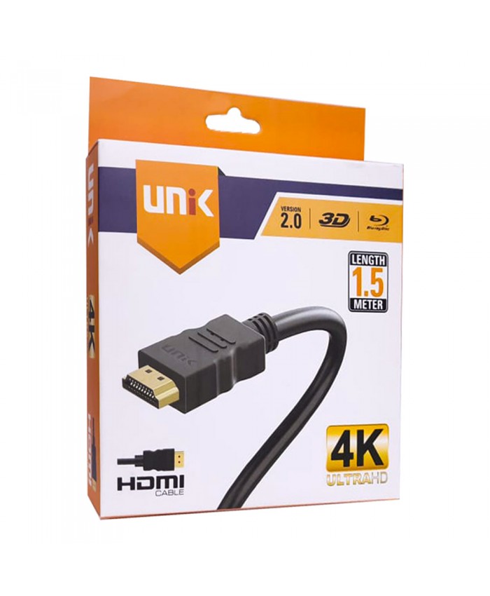 UNIK HDMI CABLE 1.5M 4K 