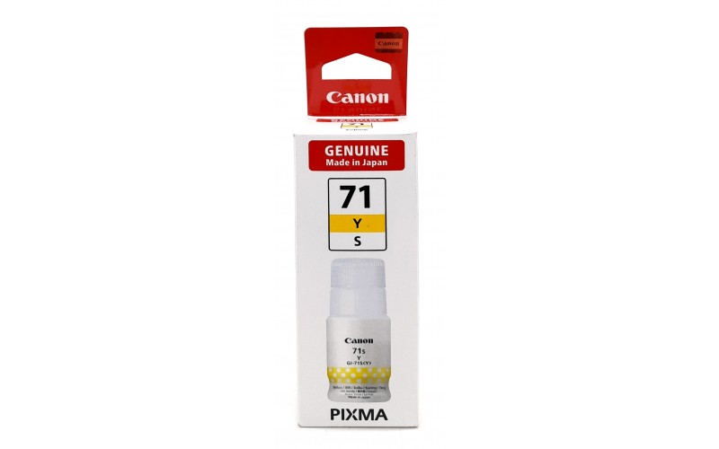 CANON INK BOTTLE 71 YELLOW SMALL 40ML Gi71SY