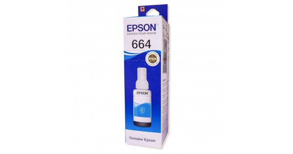 Epson 664 Cyan Original Ink Bottle C13T664200 - OSL