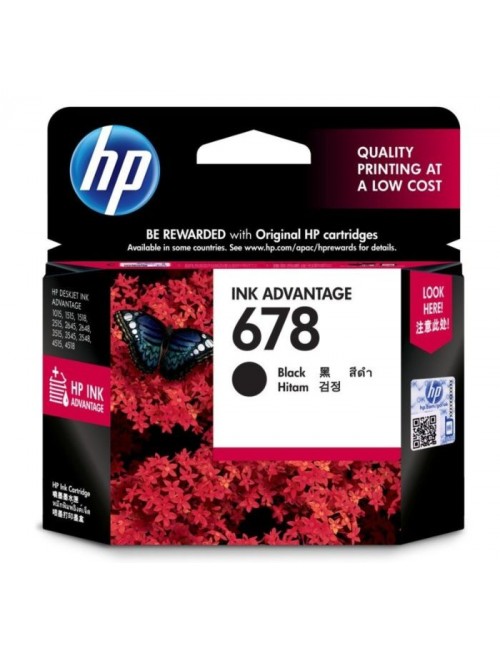 HP INK CARTRIDGE 678 BLACK (ORIGINAL)