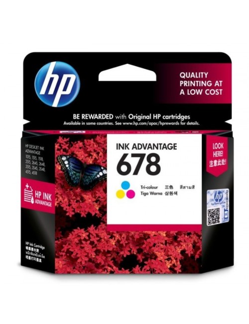 HP INK CARTRIDGE 678 TRI COLOR (ORIGINAL)
